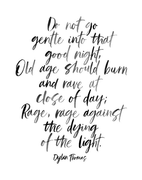 dylan thomas dying of the light poem